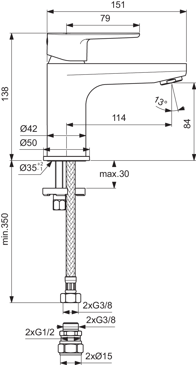 BC722AA techninis brėžinys