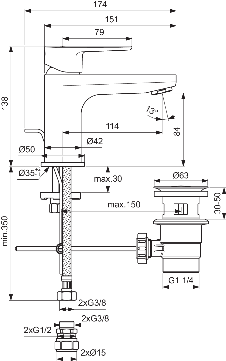 BC723AA techninis brėžinys