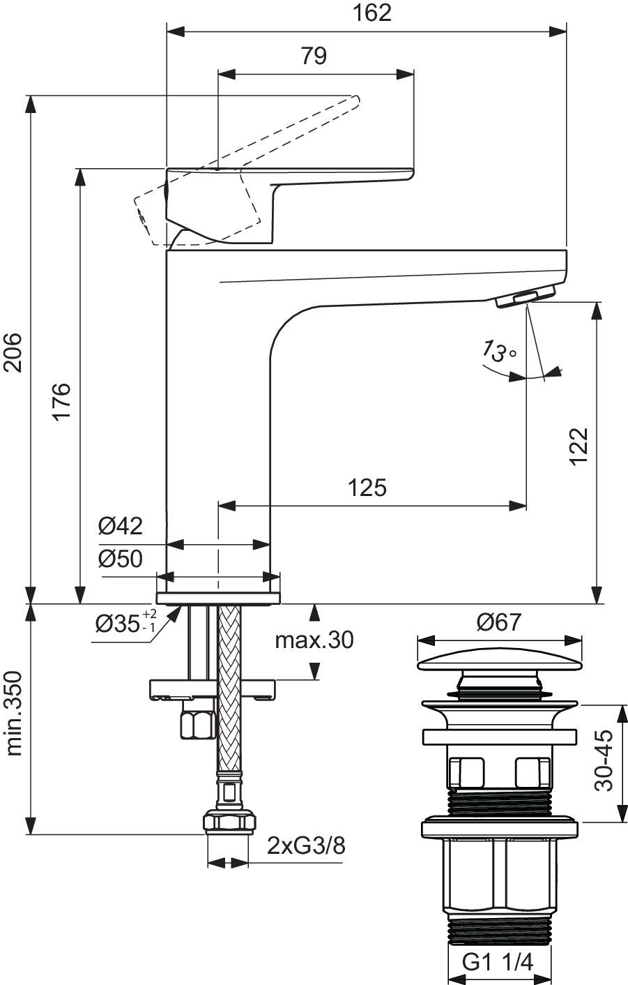BD131RO techninis brėžinys