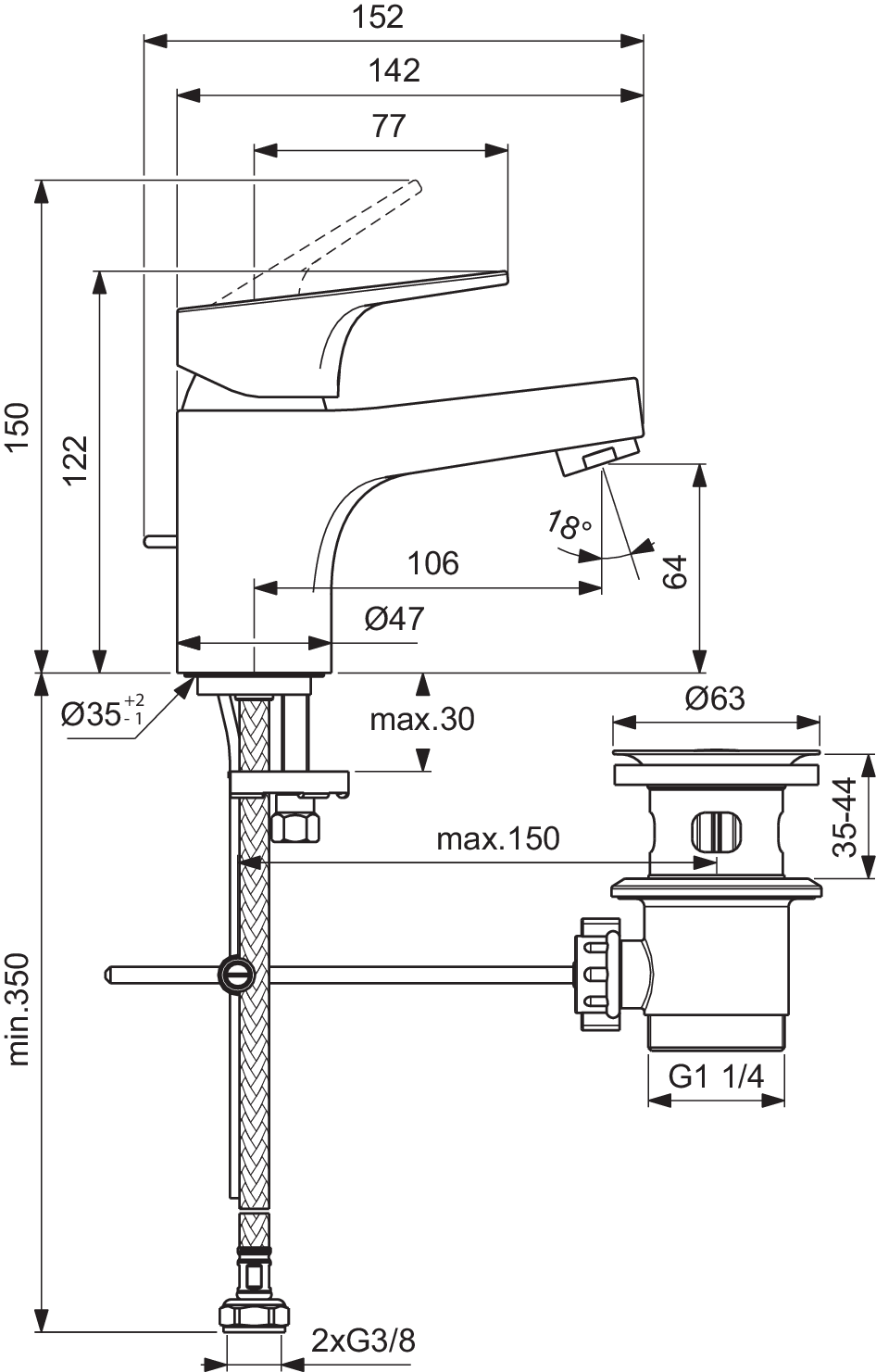 BD393AA techninis brėžinys