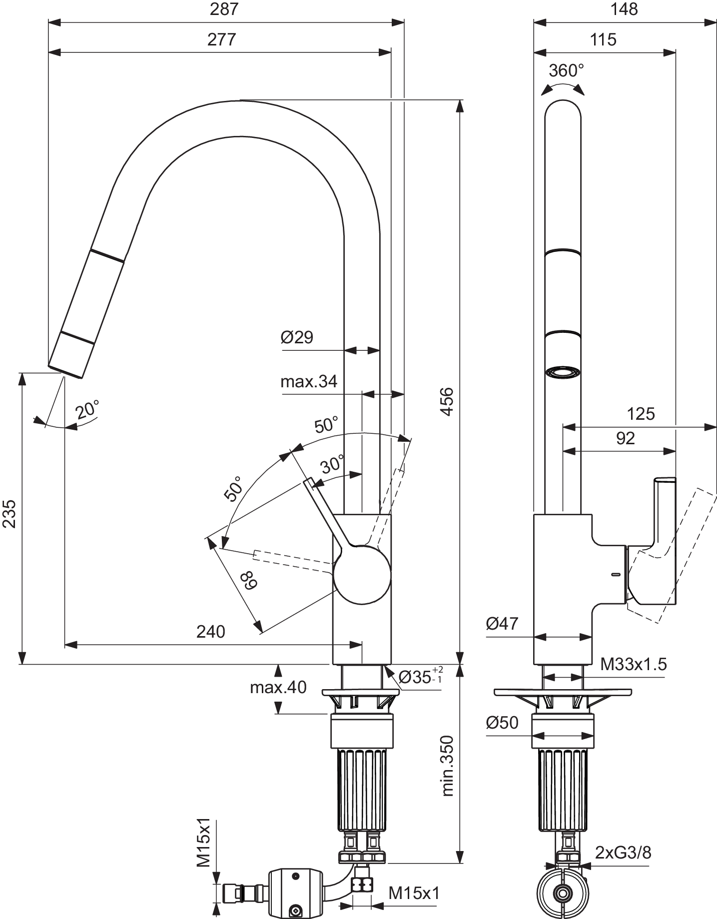 BD548A5 techninis brėžinys
