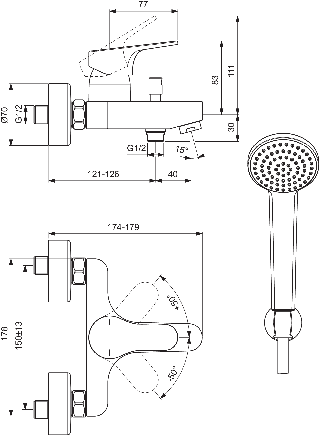 BD600AA techninis brėžinys