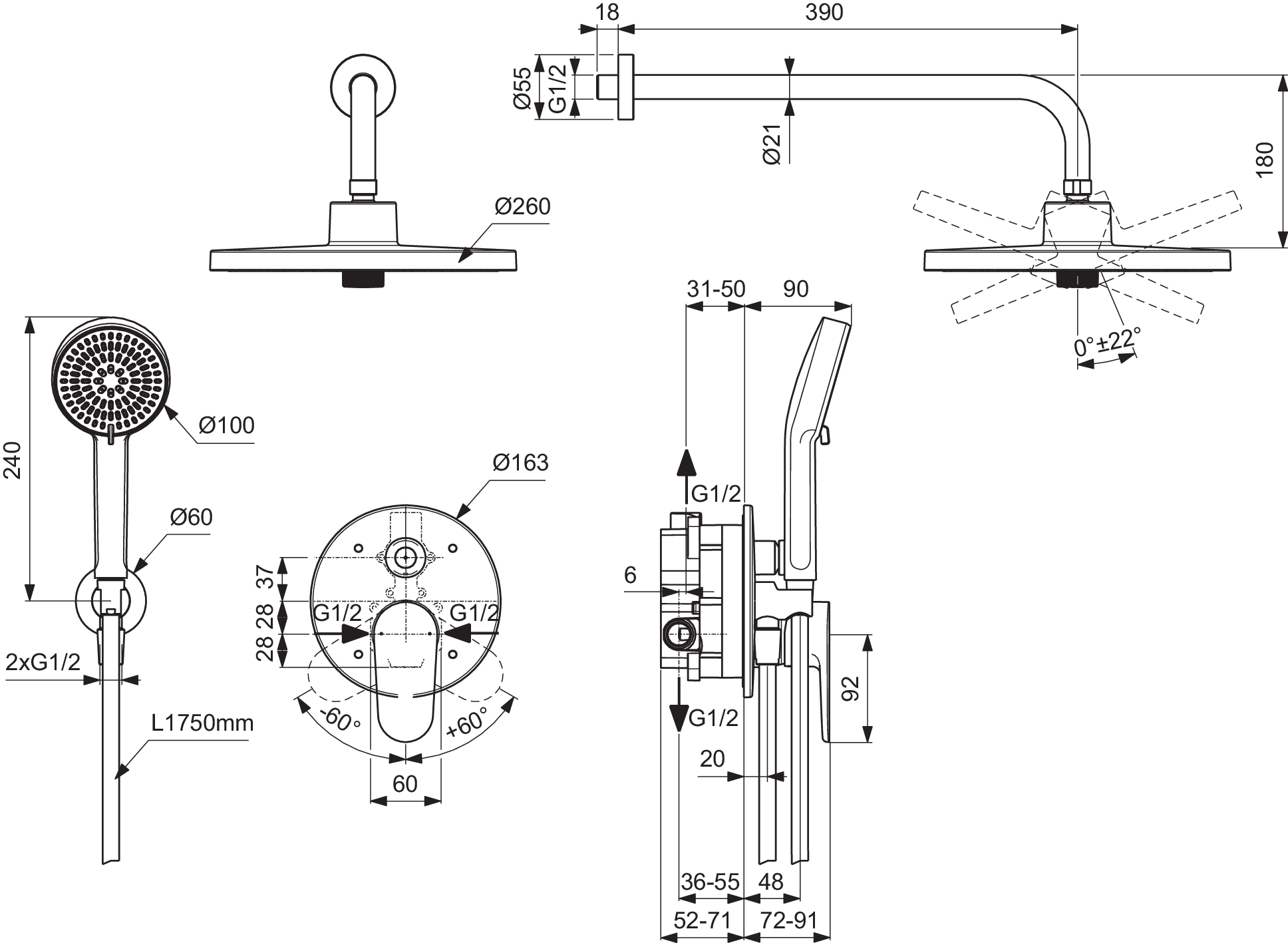 BD828AA techninis brėžinys