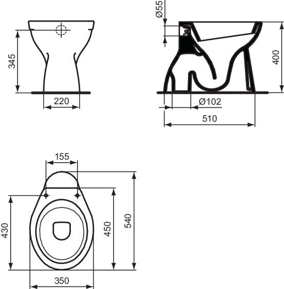 W011201 techninis brėžinys