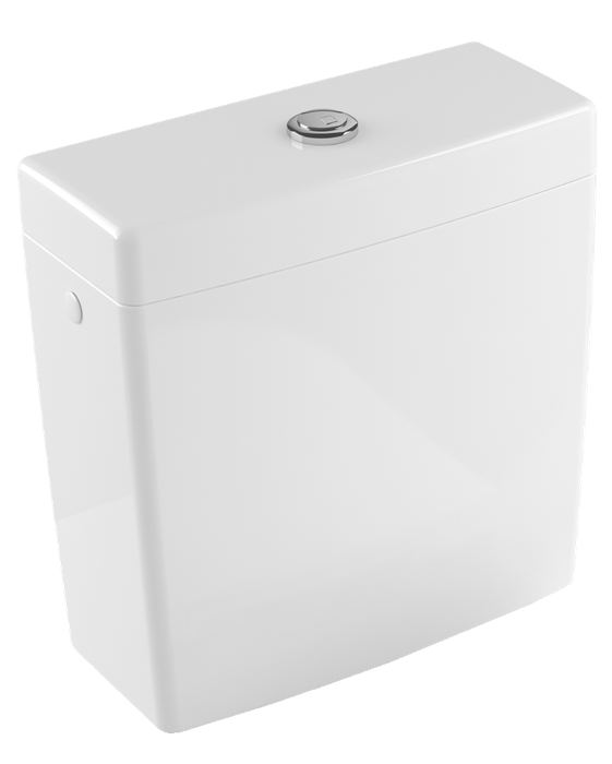 Villeroy & Boch Subway 2.0 Cistern, water inlet from the sides or rear, White Alpin CeramicPlus