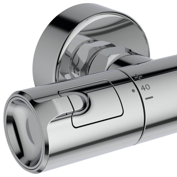 CERATHERM T50 | Exposed shower system 325x493.5x1117 mm, 12.0 l/min (3 bar)
