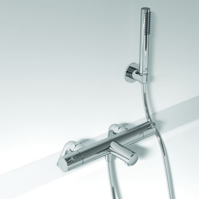 CERATHERM T125 | Rim mounted bath & shower mixer 304x196.5x98 mm, 157 mm spout projection, 22.0 l/min (3 bar)