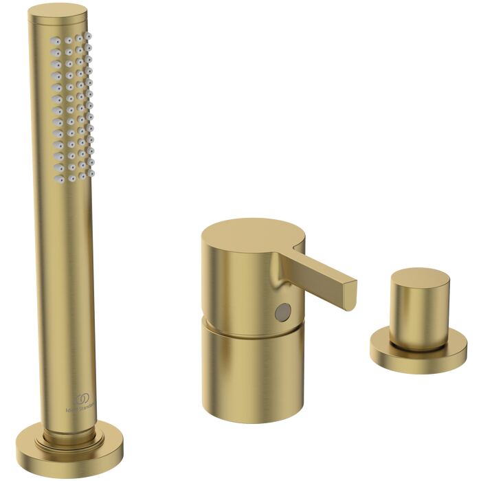 JOY | Rim mounted bath & shower mixer 218x48x197 mm, 14.0 l/min (3 bar)