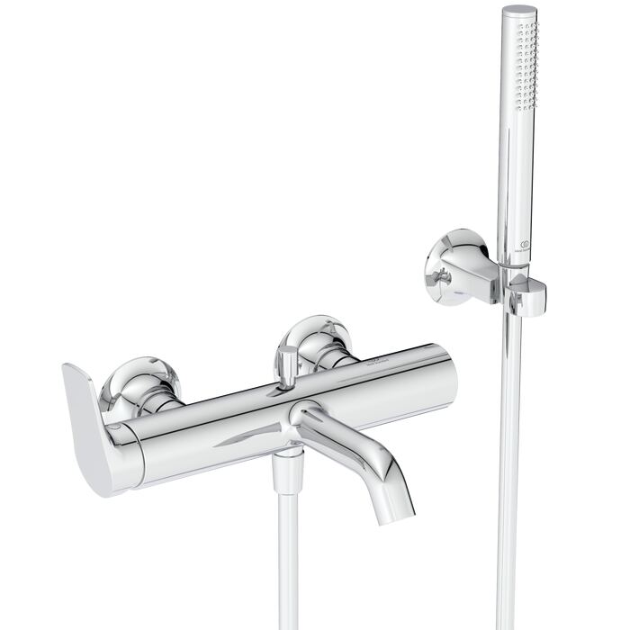 LDV | Bath-shower mixer bundle 304x220x130 mm, 202 mm spout projection, 12.0 l/min (3 bar)