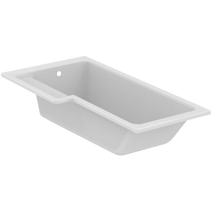 TEMPO | Special shaped bath 1690x845 mm, no tap hole, with overflow, no waste