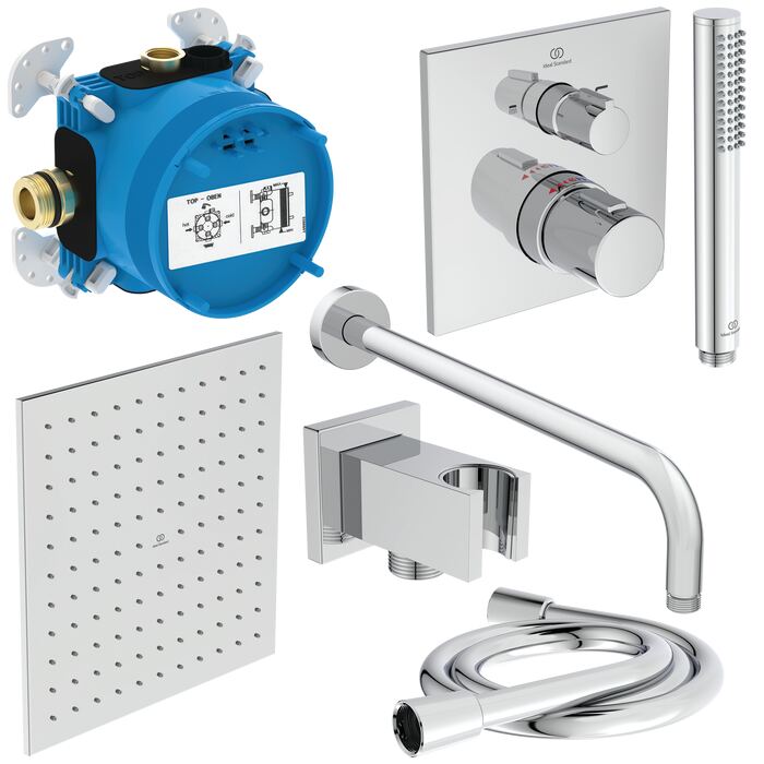 Ceratherm C100 | Built-in shower pack