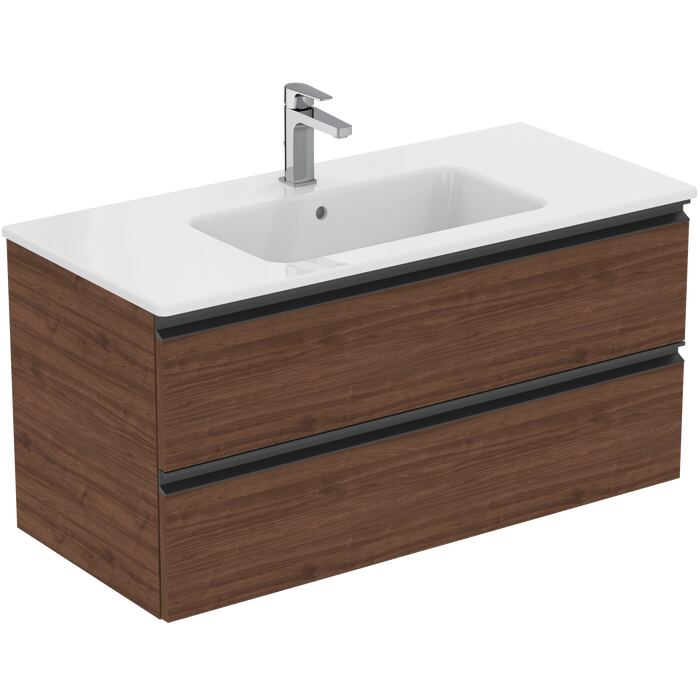 CONNECT | Furniture bundle 1015x465x505 mm, 1 tap hole, with overflow, 2 drawer