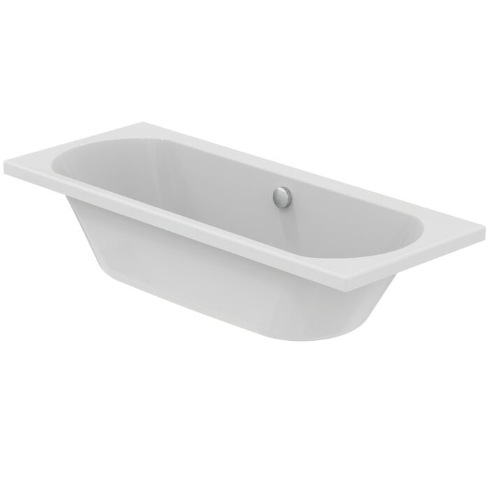 TESI | Regular bath 1690x700x410 mm, no tap hole, no waste