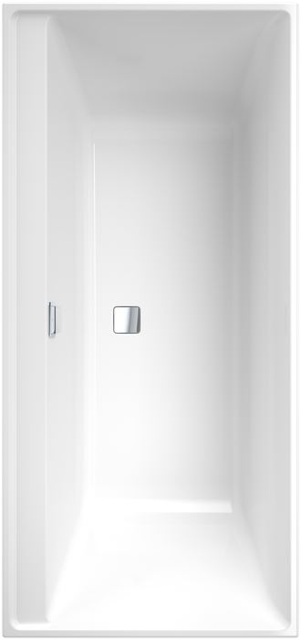 Villeroy & Boch Collaro Rectangular bath, 1600x750mm, Stone White