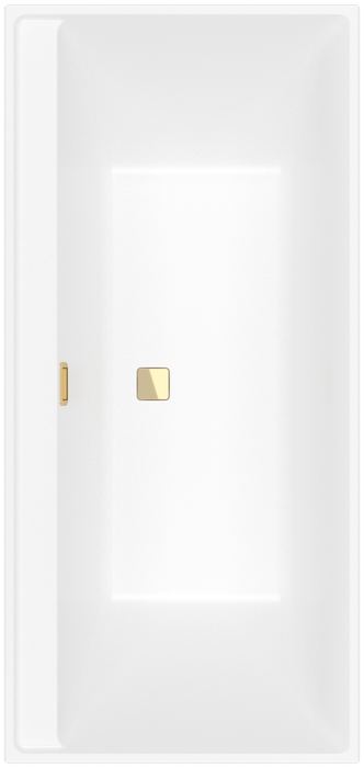 Villeroy & Boch Collaro Rectangular bath, 1600x750mm, Stone White