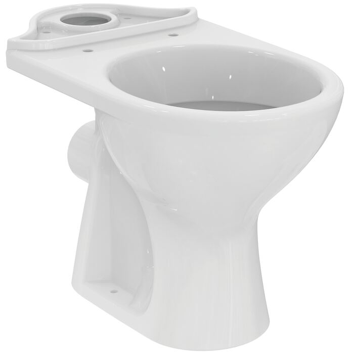 SIRIUS - KORONA | Close-coupled back-to-wall bowl 350x615x395 mm, Washdown, horizontal outlet