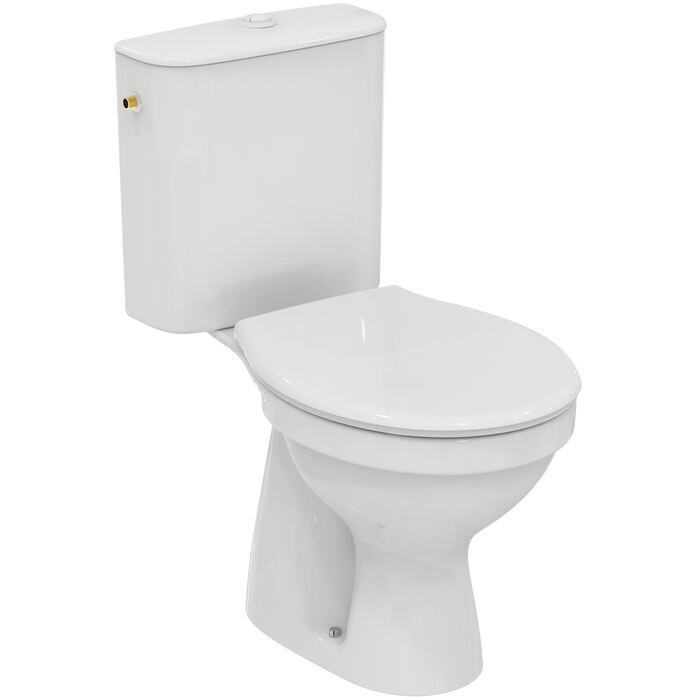 NOEBIS | Close-coupled open bowl bundle 370x635x765 mm, Washdown, mechanic, vertical outlet