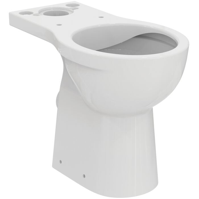 EUROVIT | Close-coupled open bowl 355x650x460 mm, Washdown, horizontal outlet