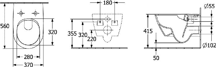 5614R001 techninis brėžinys